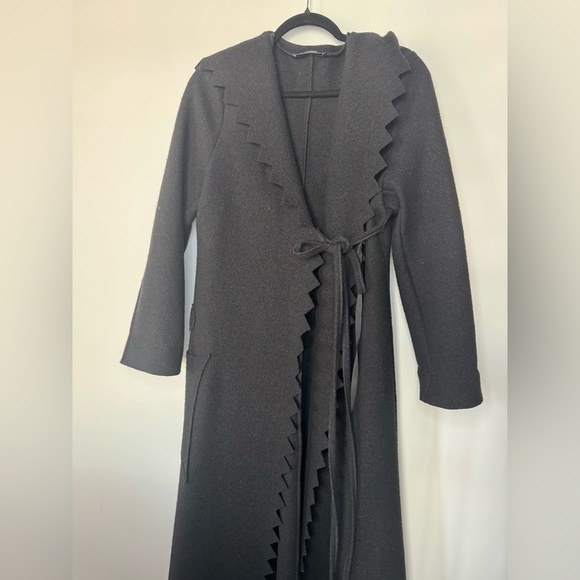 Cop. Copine Vintage Wool Coat – Size EU 40 (US 8) – Raw Edge Seams - Picture 1 of 17